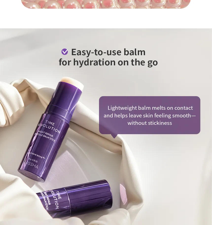 MISSHA - Time Revolution Night Repair Ampoule Balm Stick - Image 2